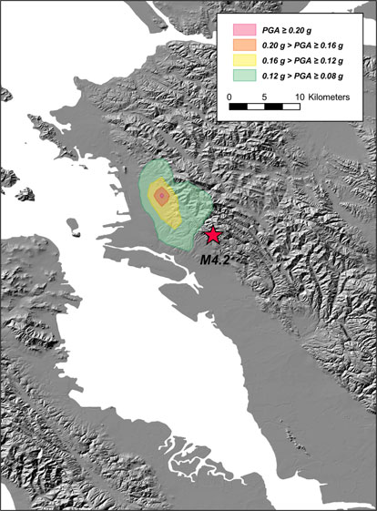 Map of SF East Bay Region