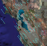 Photo of GPS used to track locations of benchmarks