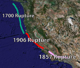 Image of Plate Boundary Ruptures Along Western North America