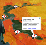 Imag of Shaking Intensity in the Bay Area
