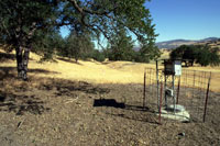 Photo of a video camera at Middle Mountain, Parkfield, CA.