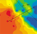 Isostatic gravity map.