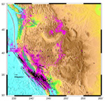 Western US map and PBO involvement.